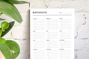 Canva Birthday Planner, a Stationery Template by DesignDevisers (Thumbnail 3 of 9)