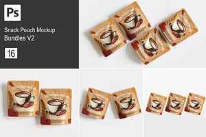 Snack Pouch Mockup Bundles V1, a Packaging Mockup by Ambo Ampeng