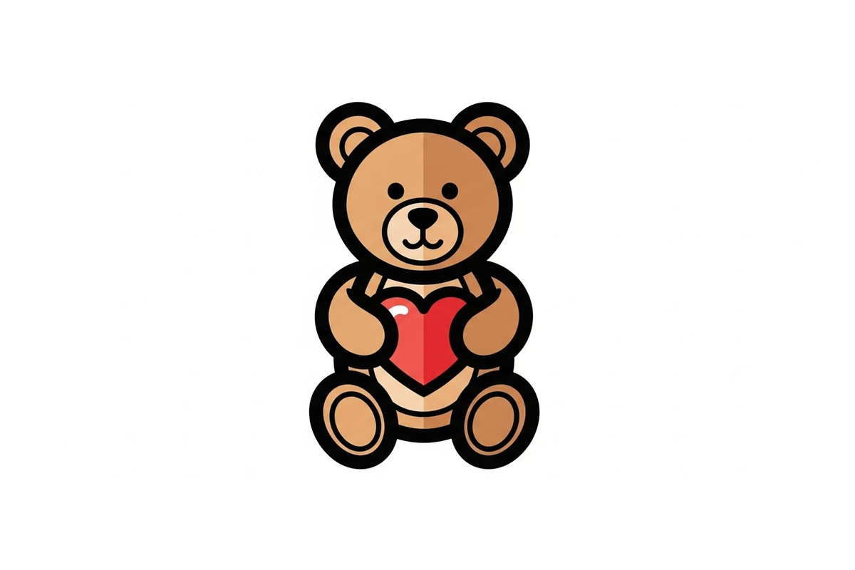 Cute Teddy Bear Love Vector Bundle, an Illustration by Designs_River (Photo 51 of 51)