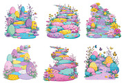 Whimsical Easter Pathway Clipart, an Illustration by Dream Creation (Thumbnail 5 of 7)