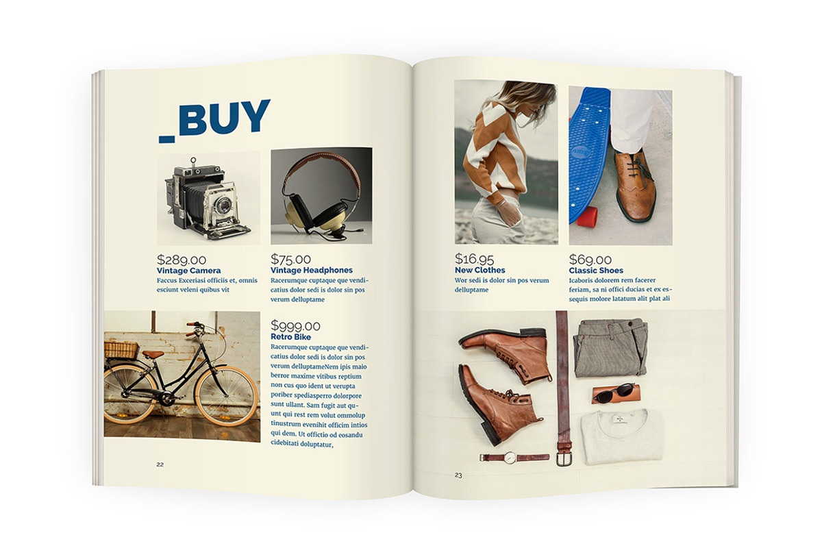BlueFox - A5 mini magazine template, a Magazine Template by IndieStock (Photo 8 of 8)