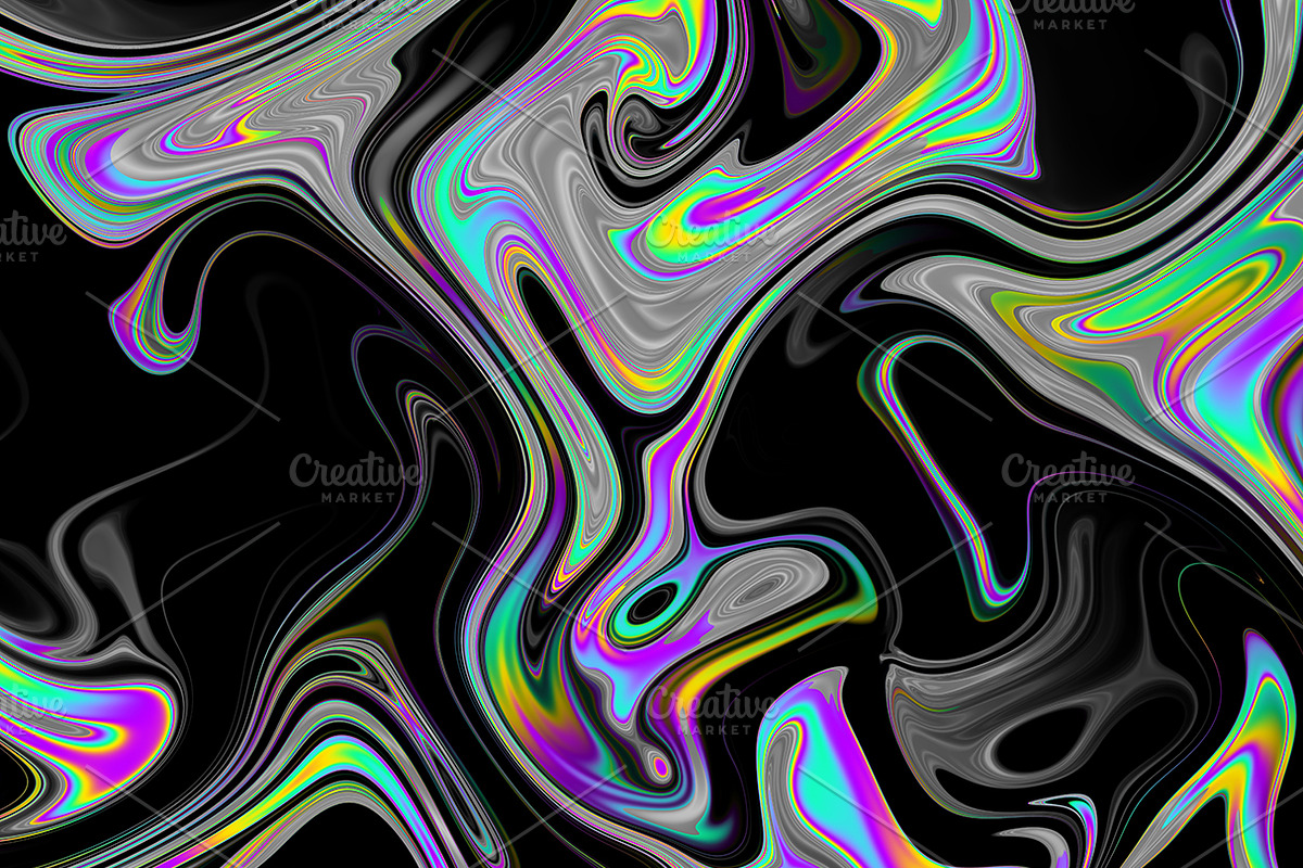 Acid psychedelic textures 50 Pack, a Texture Graphic by tkdesign (Photo 37 of 50)