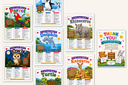 Animal Flash Cards, a Stationery Template by Designmela01 (Thumbnail 4 of 5)
