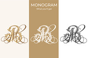 MB BM Wedding Monogram Logo, a Branding & Logo Template by LogoAV (Thumbnail 3 of 6)