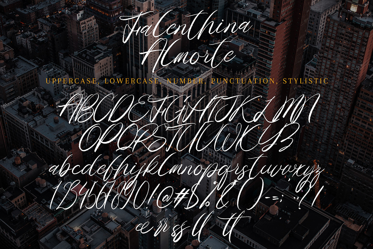 Falenthina Almirte, a Handwritten Font by HaKi Studio (Photo 4 of 6)