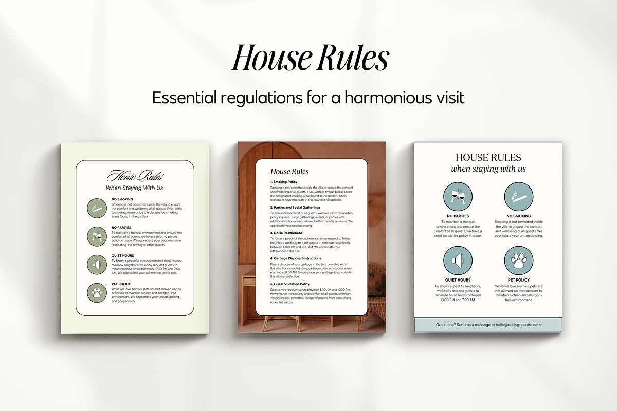 Airbnb Welcome Book Canva Templates, a Magazine Template by Fallon Gerst (Photo 15 of 23)