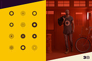 96 Logo Marks & Geometric Shapes, a Branding & Logo Template by Samolevsky (Thumbnail 10 of 24)