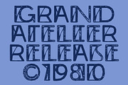 CS Locked Stamp, a Sans Serif Font by Craft Supply Co. (Thumbnail 3 of 8)
