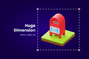 3D Public Fasility Icon, an Object 3D Model by SLAB! Design (Thumbnail 2 of 4)