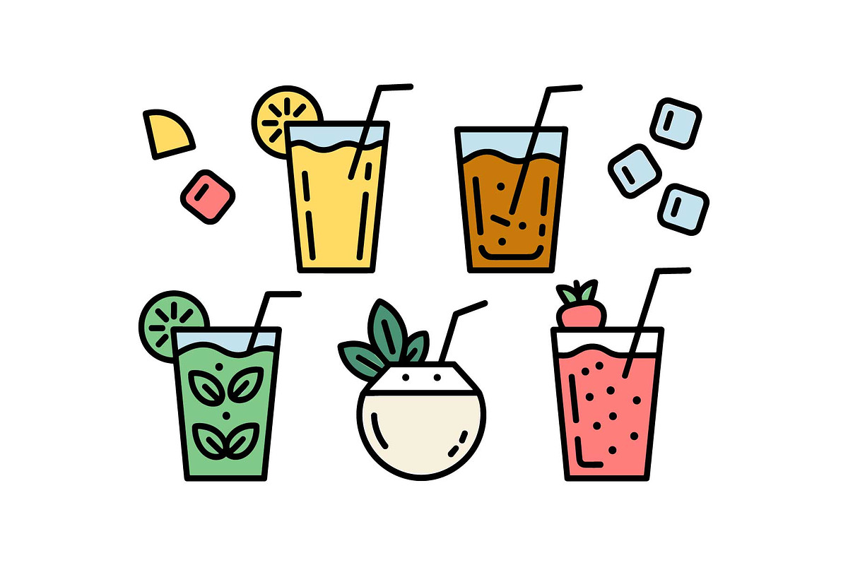 Summer Beach Elements Vector, an Object Graphic by jahid234 (Photo 8 of 13)