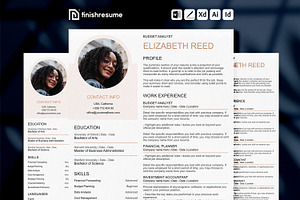 Budget analyst resume template