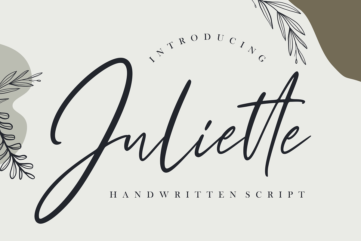 Juliette Handwritten Script, a Script Font by Creatype Studio (Photo 1 of 9)