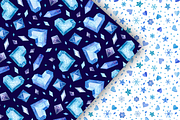 Crystal Hearts Clipart, Patterns, a Decorative Illustration by Valin Malin (Thumbnail 8 of 13)