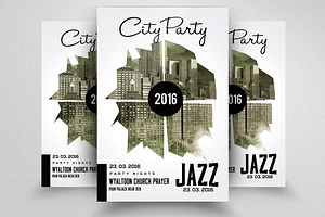 Jazz Flyer & Poster Template, a Flyer Template by Business Flyers