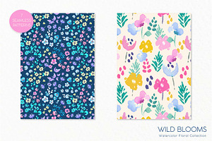 Watercolor Florals BONUS Graphics