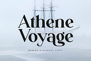 Athene Voyage - Stylish Serif Font, a Serif Font by Aqeel_Art (Thumbnail 1 of 8)