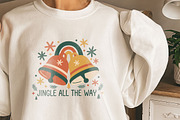 Retro Christmas Hand-drawn PNG, a Graphic by GlitterCraft (Thumbnail 90 of 101)