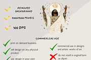 NEUTRAL NATIVITY CLIPART PACK, a Person Illustration by Daring Digies (Thumbnail 7 of 9)