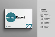 Annual Report Template Landscape, a Brochure Template by Work-Envance (Thumbnail 2 of 12)