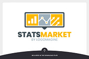 Stats Market Logo Template, a Branding & Logo Template by LOGOMAGINE (Thumbnail 8 of 13)