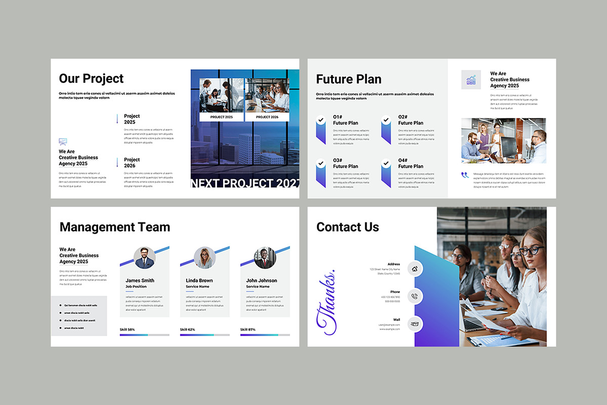 Business Plan PowerPoint Template, a Presentation Template by Pixelpick (Photo 5 of 5)