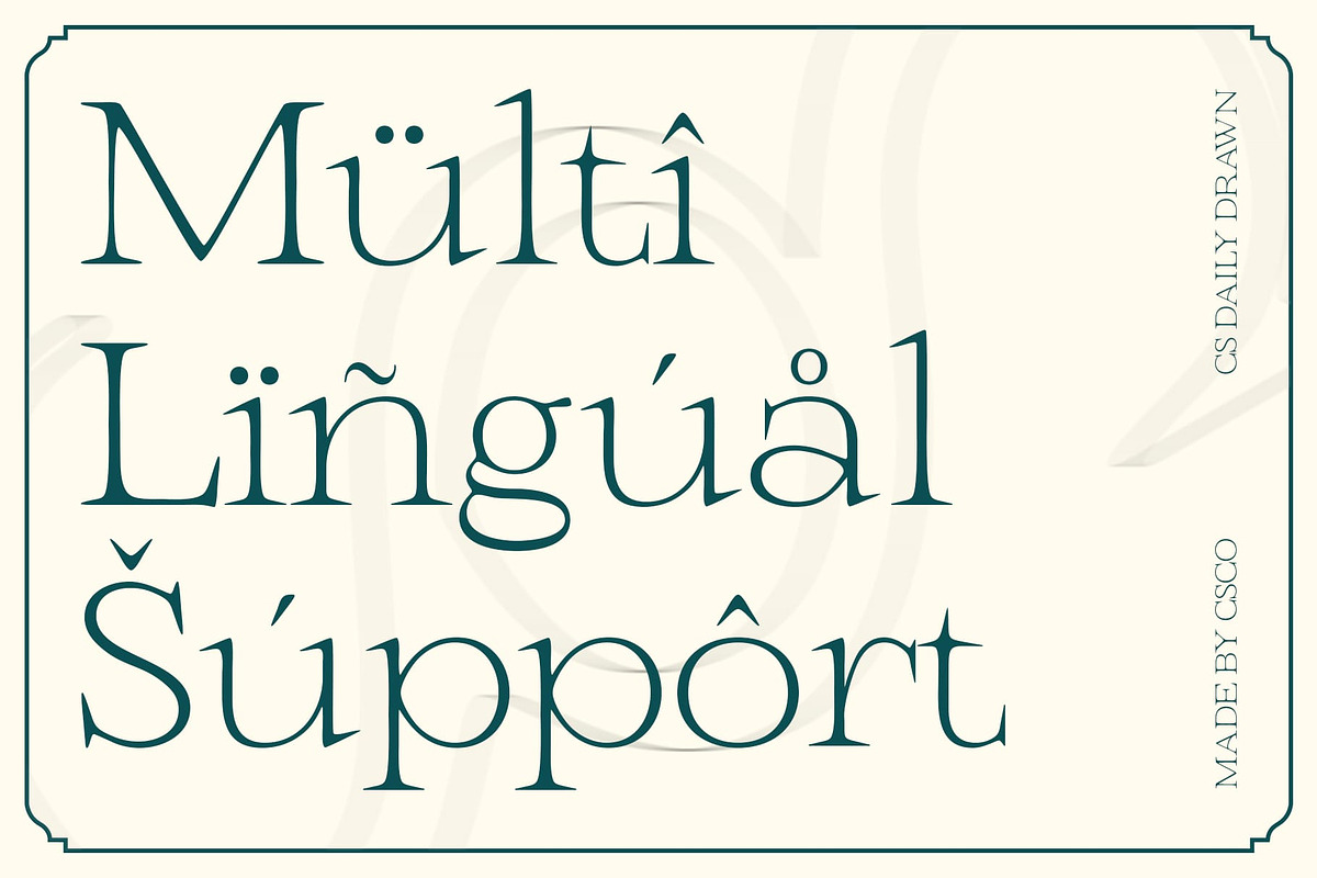 CS Daily Drawn, a Serif Font by Craft Supply Co. (Photo 3 of 8)