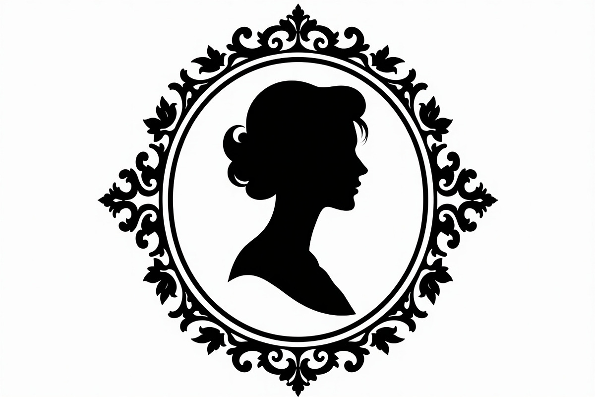 cameo silhouette designs bundle, an Illustration by jahid234 (Photo 6 of 8)