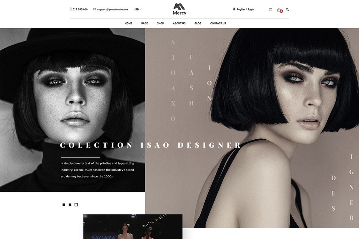 Mercy - Stunning eCommerce PSD, a Websites & App Template by Knighthemes (Photo 1 of 11)