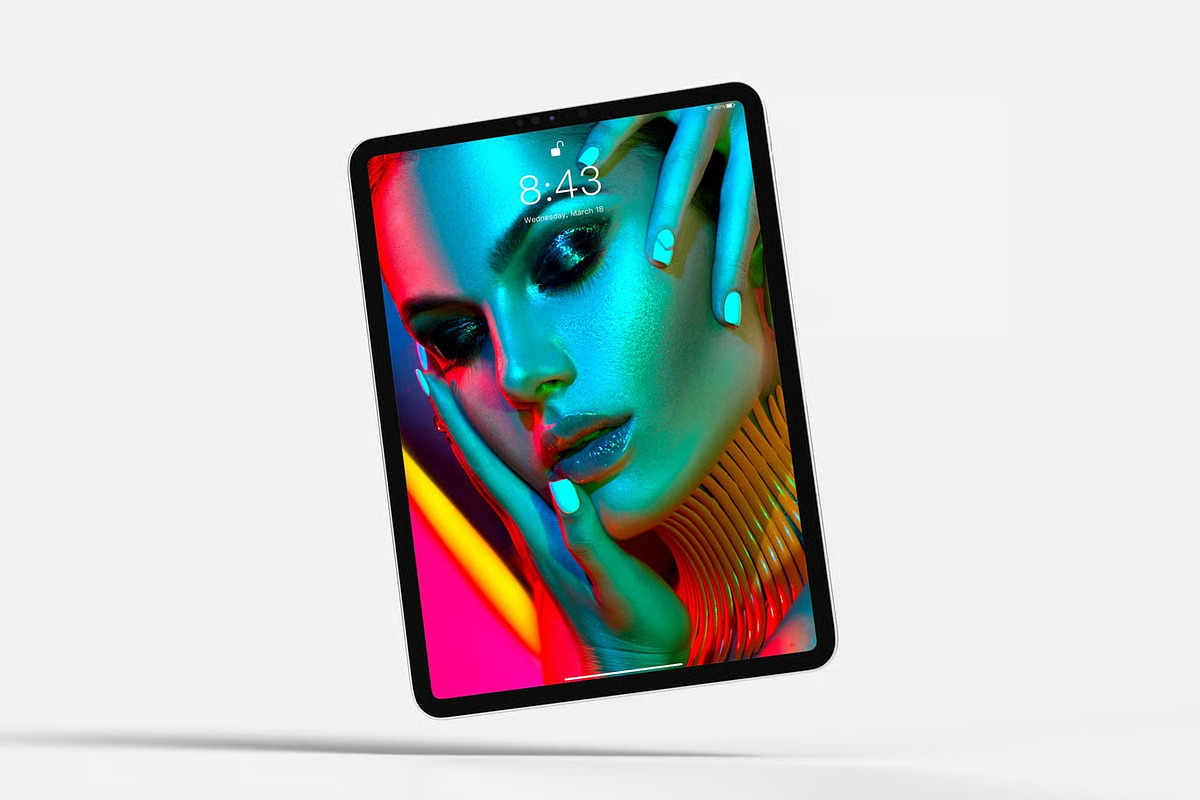 IPad Pro 2020 Mock-up, an iPad Mockup by zippypixelstudio (Photo 8 of 12)
