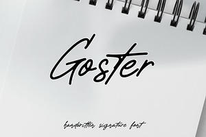 Goster - Clean Handwritten Font