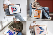 60+ Landscape Frame Mockup PSD, a Household Mockup by MockupShopi (Thumbnail 9 of 20)