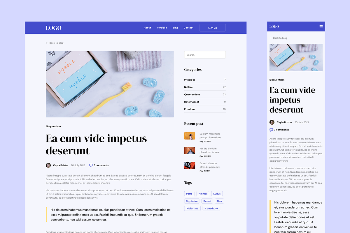 RETEM – Responsive Templates, a Landing Page Template by laaqiq (Photo 10 of 25)