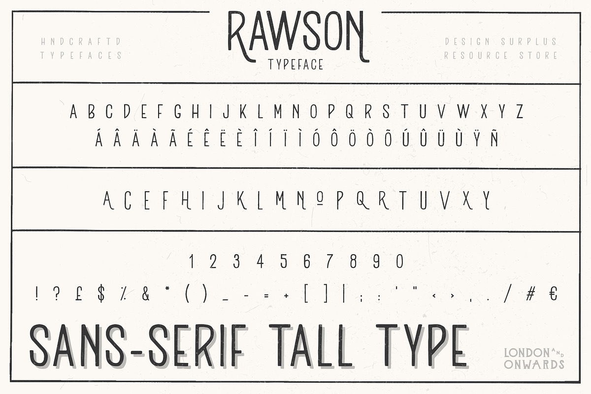 Rawson & Stove Typefaces preview 4
