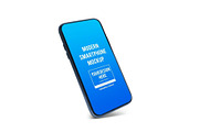 Smartphone Mockup Template Set, an Android Mockup by DesignRushMarket (Thumbnail 7 of 11)