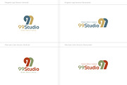 99 Studio Logo, a Branding & Logo Template by ArtFusion (Thumbnail 4 of 5)