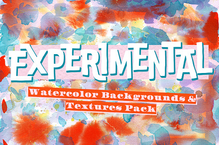 Experimental Watercolor Backgrounds, a Texture Graphic by Maya's Art Adventures