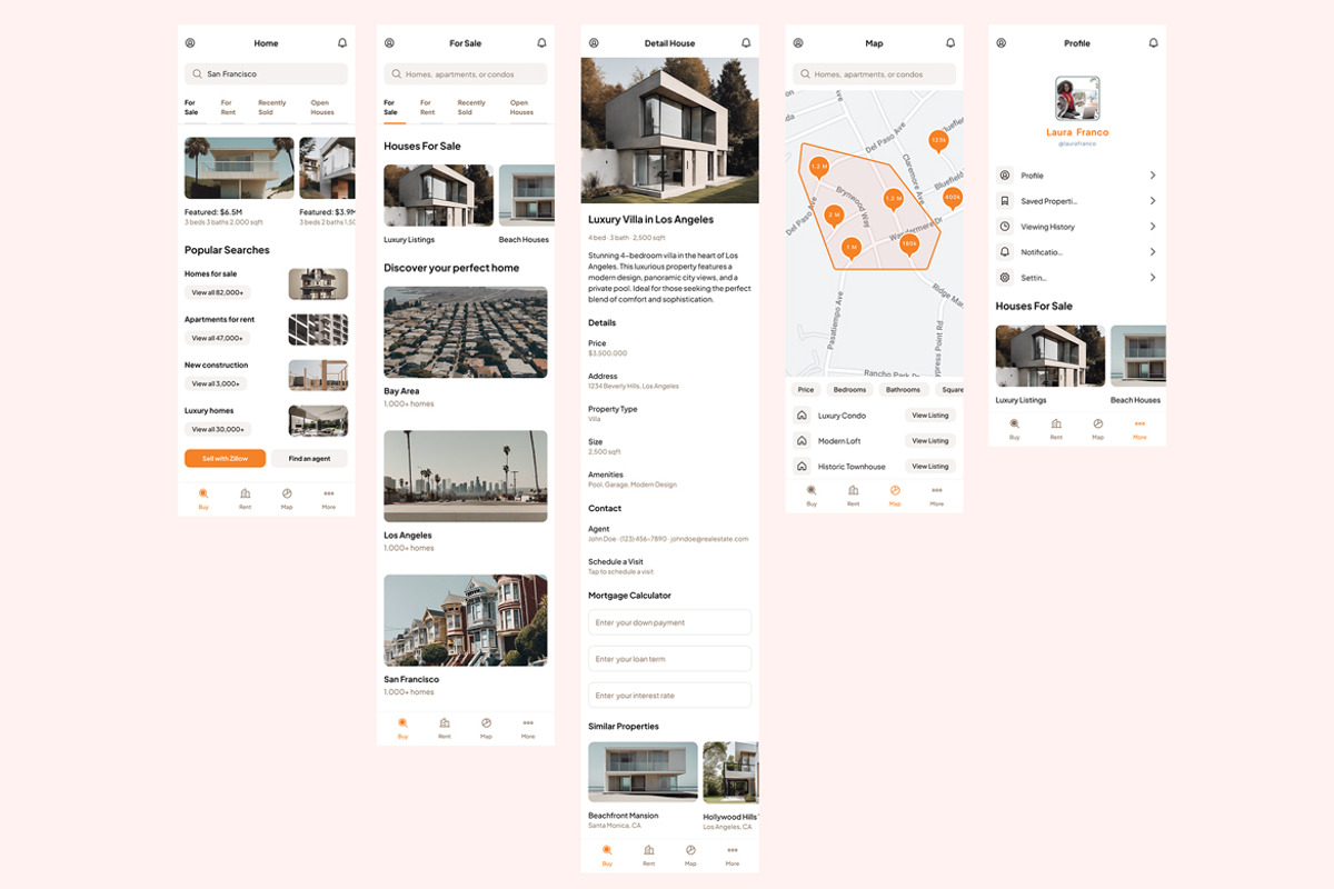 Real estate & Property Housing App, an App Template by nagaredesignstudio (Photo 2 of 2)