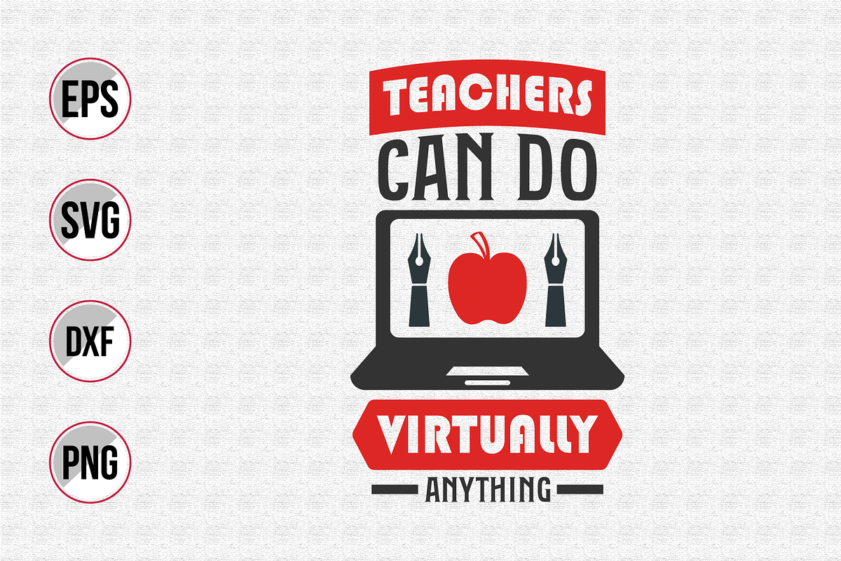 Teacher typographic svg bundle., a Graphic by Uniquesvg99 (Photo 10 of 18)