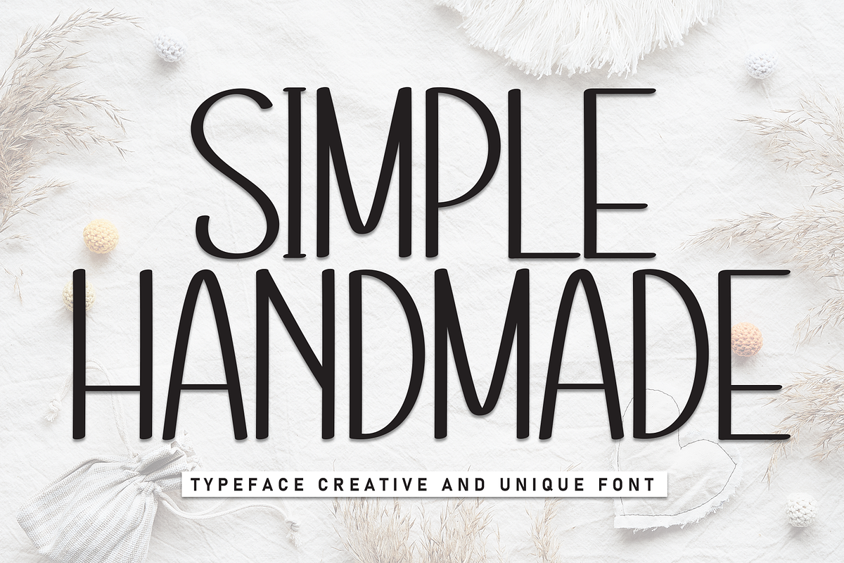 Simple Handmade | Script Font, a Script Font by Scratchones (Photo 1 of 8)