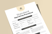 SOP Template, A4, US Letter, a Stationery Template by Niofix (Thumbnail 5 of 7)