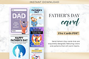Father's Day Social Media Bundle, a Social Media Template by Snapybiz (Thumbnail 6 of 9)