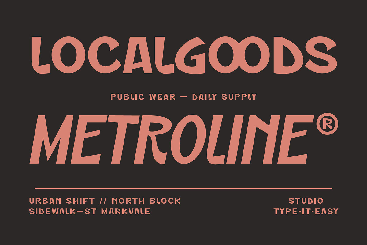 ST Markvale – Bold Display Family, a Sans Serif Font by Type it Easy (Photo 8 of 15)