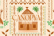 CANOPYA Village Seamless Pattern, a Pattern Graphic by Fabrivo (Thumbnail 1 of 10)