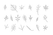 venation veins outline collection, an Outline Icon by nicollr's store (Thumbnail 2 of 3)