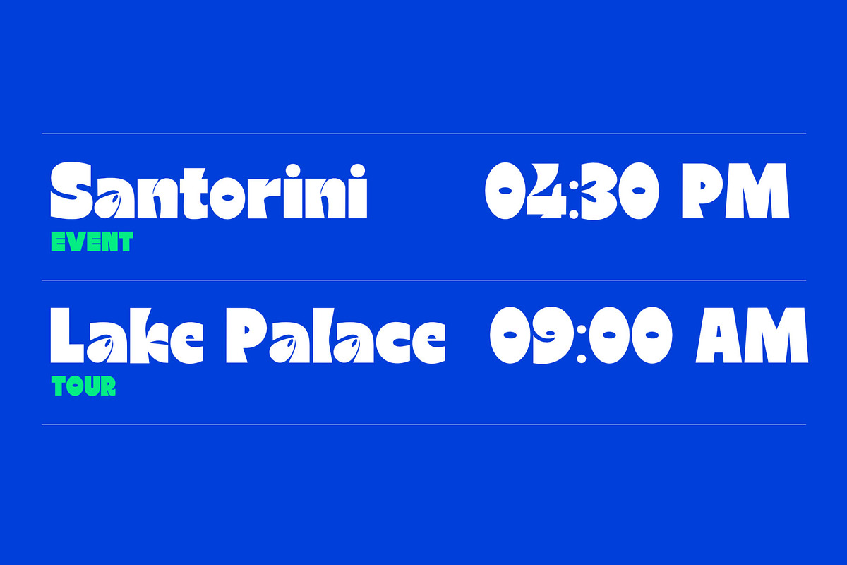 ID Larques One Typeface, a Sans Serif Font by EKAUNIK DZ (Photo 8 of 9)