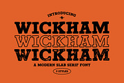 WICKHAM - Handmade Slab Serif Font, a Slab Serif Font by cd-design.co (Thumbnail 1 of 11)