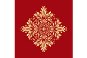 Damask graphic ornament. Floral, an Illustration by RODINA (Thumbnail 1 of 3)