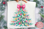 Coquette Bow Christmas Tree PNG a, a Seasonal Illustration by Rose Art (Thumbnail 1 of 4)