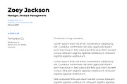 Dense - Resume and Cover Letter, a Resume Template by Sleeper Labs (Thumbnail 4 of 5)