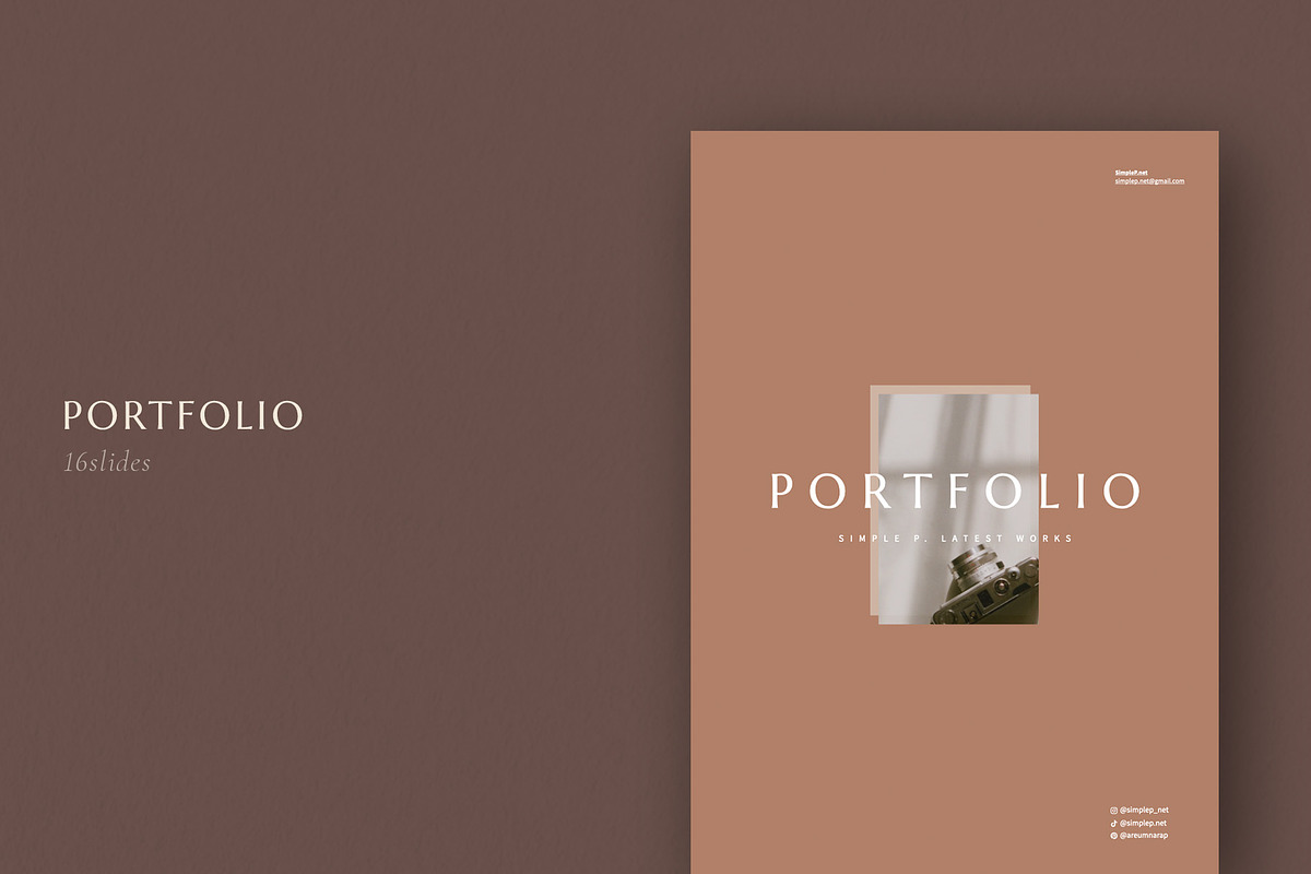 Sienna Vertical Template, a Presentation Template by Simple P. (Photo 7 of 12)